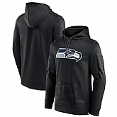 Men's Seattle Seahawks Black On The Ball Pullover Hoodie,baseball caps,new era cap wholesale,wholesale hats